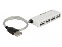 Delock USB 2.0 Externer Hub 4 Port