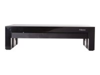 Fellowes Designer Suites 53,3 cm (21") Tisch/Bank Schwarz, Perleffekt