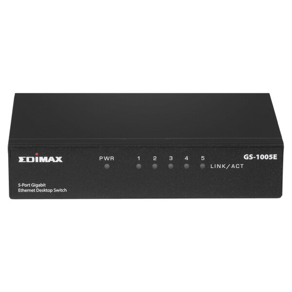 Edimax GS-1005E Gigabit Ethernet 5 Ports Desktop Switch,Metal Gehäuse