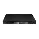 Edimax Surveillance 24-Port Gigabit PoE+ Web Smart Switch / 4-Port 10GbE SFP+