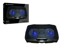 Conceptronic THANA07B Llaptop-Kühlpad 43,2 cm (17") Schwarz