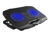 Conceptronic THANA07B Llaptop-Kühlpad 43,2 cm (17") Schwarz