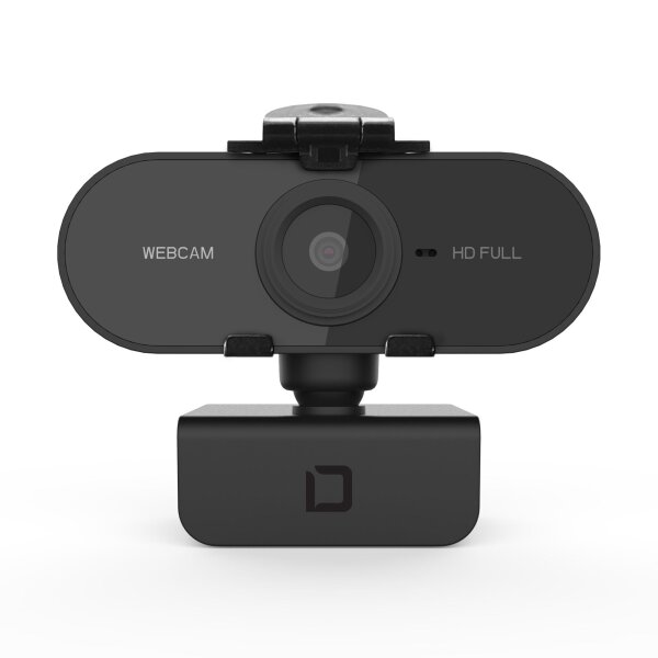 Dicota Webcam PRO Plus Full HD - schwarz