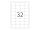 HERMA Etiketten Premium A4 48.3x33.8 mm weiß Papier matt 800 St.