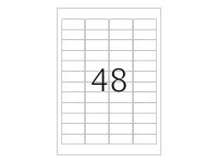 HERMA Ablösbare Etiketten A4 45.7x21.2 mm weiß...