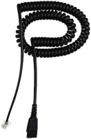 Jabra Anschlusskabel QD auf RJ10, spiral, 0,5-2m