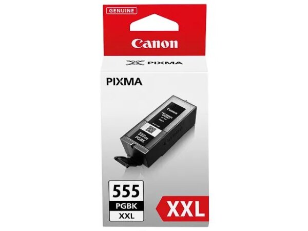 Canon PGI-555PGBK XXL Tinte Pigment-Schwarz mit hoher Reichweite