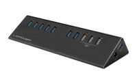LC-Power LC-HUB-ALU-2B-10 Schnittstellen-Hub USB 3.2 Gen...