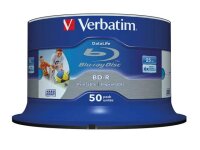Verbatim 43812 Leere Blu-Ray Disc BD-R 25 GB 50...