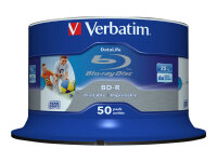 Verbatim 43812 Leere Blu-Ray Disc BD-R 25 GB 50...