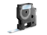 DYMO D1 - Standardetiketten - Weiß auf Transparent...