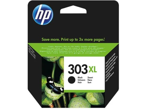 HP 303XL Schwarz Original Druckerpatrone mit hoher Reichweite