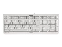 CHERRY KC 1000, Kabelgebundene Tastatur, Weiß Grau, USB (QWERTZ - DE)