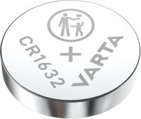 Varta 1x 3V CR 1632 Einwegbatterie CR1632 Lithium