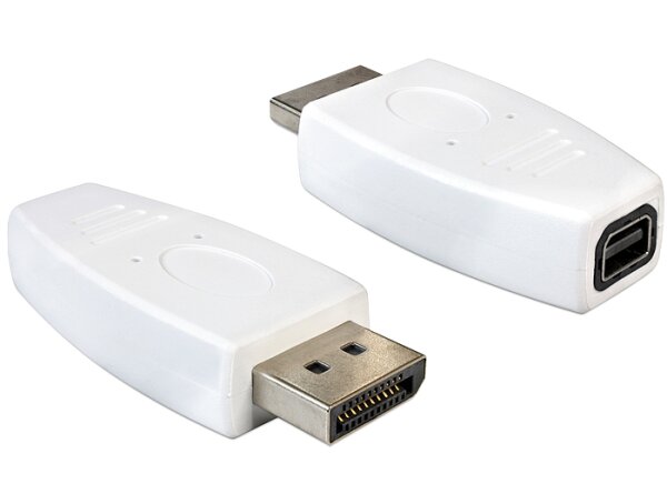 Delock Adapter Displayport 1.2 Stecker > Displayport mini Buchse
