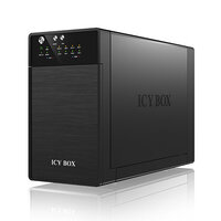 ICY BOX IB-RD3620SU3 Disk-Array 0 TB Desktop Schwarz