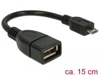 Delock Kabel USB micro-B Stecker > USB 2.0-A Buchse...