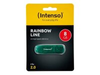 Intenso Rainbow Line USB-Stick 8 GB USB Typ-A 2.0 Grün