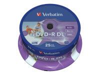 Verbatim 43667 DVD-Rohling 8,5 GB DVD+R DL 25 Stück(e)