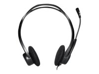 Logitech 981-000100 Kopfhörer & Headset Kabelgebunden Kopfband Anrufe/Musik USB Typ-A Schwarz
