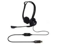Logitech 981-000100 Kopfhörer & Headset Kabelgebunden Kopfband Anrufe/Musik USB Typ-A Schwarz