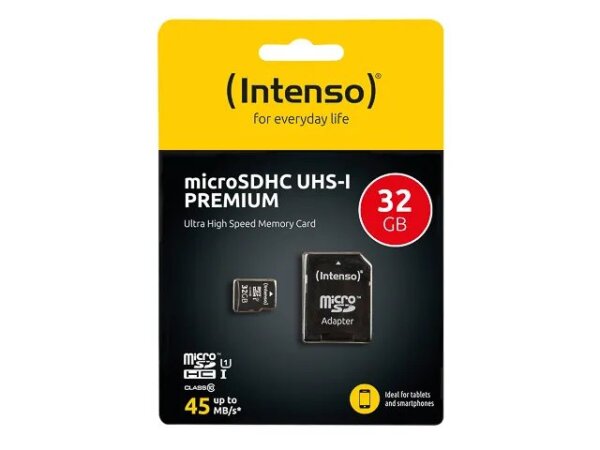 Intenso 32GB microSDHC UHS-I Klasse 10