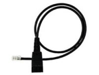 Jabra Anschlusskabel QD auf RJ10, glatt, 0,5m