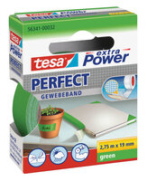 tesa extra Power Perfect Gewebeband 2,75m 19mm grün
