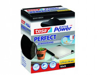 tesa extra Power Perfect Gewebeband 2,75m 38mm schwarz