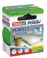 tesa extra Power Perfect Gewebeband 2,75m 38mm grün