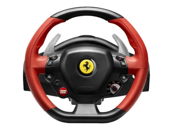 Thrustmaster Ferrari 458 Spider Schwarz, Rot USB Lenkrad + Pedale Xbox One