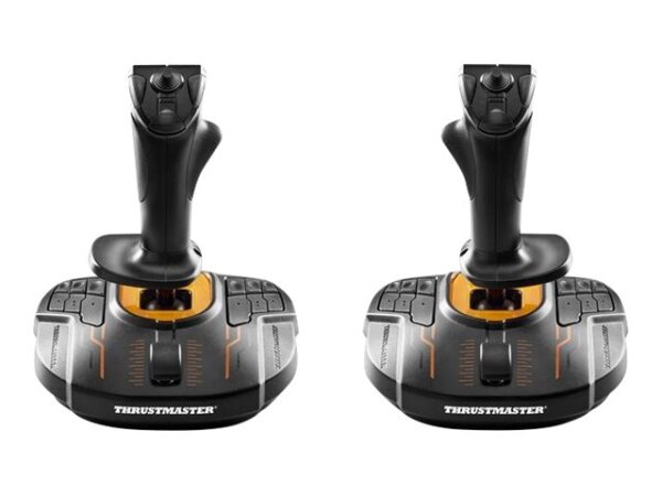 Thrustmaster T.16000M FCS SPACE SIM DUO Schwarz, Orange USB Joystick Analog / Digital PC
