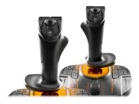 Thrustmaster T.16000M FCS SPACE SIM DUO Schwarz, Orange USB Joystick Analog / Digital PC