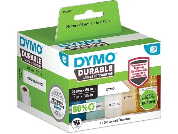 DYMO LabelWriter Weiß Selbstklebendes Druckeretikett