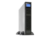 BlueWalker PowerWalker VFI 1000CRM LCD - USV (in Rack montierbar/extern) - 800 Watt - 1000 VA - 9 Ah - RS-232, USB - Ausgangsanschlüsse: 3 - 2U - 48.3 cm (19")