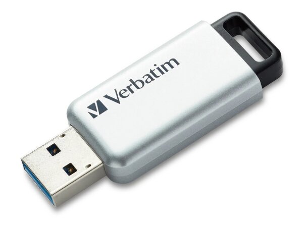 Verbatim Secure Pro - USB 3.0-Stick 64 GB - Silber