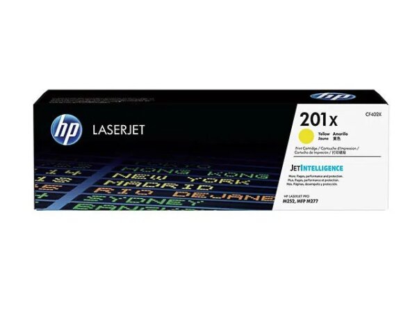 HP 201X Gelb Original LaserJet Tonerkartusche mit hoher Reichweite