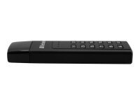 Verbatim Keypad Secure - USB-3.0-Stick 64 GB - Datenspeicher mit Passwortschutz, inkl. USB-A zu USB-A-Verlängerungskabel - Schwarz