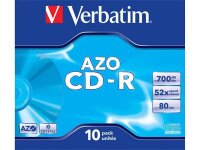 Verbatim CD-R AZO Crystal 700 MB 52x 10 Stück(e)