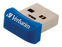 Verbatim Store n Stay NANO - USB 3.0-Stick 32 GB - Blau