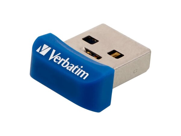 Verbatim Store n Stay NANO - USB 3.0-Stick 64 GB - Blau