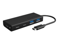 ICY BOX IB-HUB1426-CPD, USB 3.2 Gen 1 Type-C® Hub zu 2x Type-C® und 2x Type-A USB Anschlüssen und Power Delivery bis zu 60 W