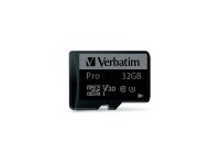 Verbatim Pro 32 GB MicroSDHC UHS Klasse 10
