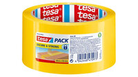 Tesa Packband 50m x 50mm Secure&strong gelb 58643