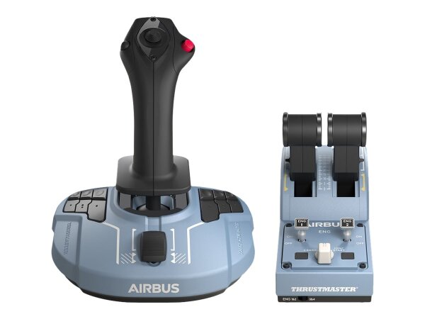 Thrustmaster Airbus Edition Schwarz, Blau USB Joystick Analog / Digital PC