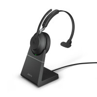 Jabra Evolve2 65 MS Mono USB-A black mit Ladestation