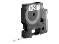 DYMO D1 - Standardetiketten - Schwarz auf Weiß - 9mm x 7m