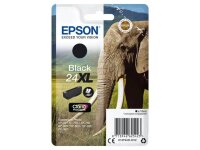 Epson Elephant Singlepack Black 24XL Claria Photo HD Ink
