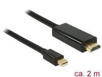 Delock Kabel Mini Displayport 1.1 Stecker > HDMI-A...