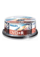1x25 Philips DVD+R 4,7GB 16x SP